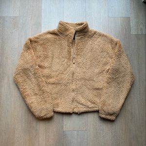 Forever21 tan teddy jacket